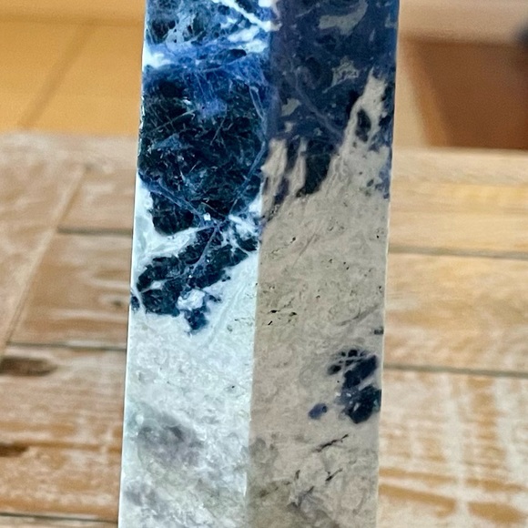 🌀Sodalite Crystal Tower🌀 ~approx 6.75” x 2” - Picture 6 of 15